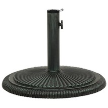  Umbrella Base Green Cast Iron Portable Round Traditional - $132.16