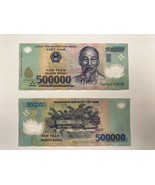 One Vietnamese Vietnam Dong 500000 500,000 (VND)  Banknotes CIRCULATED - $706.71 MXN
