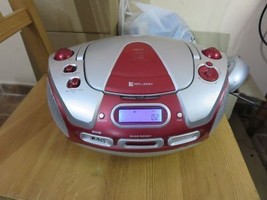 BELSON BSA-560-Radio Boombox Rouge MP3 - USB - Système Micro - $535.86 MXN