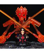 Naruto Itachi Uchiha Minifigure with Red Susanoo Armor Form Display Set - $20.00