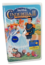 Walt Disney Cinderella II Dreams Come True VHS New  Sealed Hype Stickers 22026 - $8.59