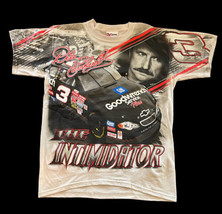 Dale Earnhardt Vintage 90s All Over Print Shirt Chase Authentic Chevy Goodwrench - £75.29 GBP