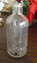 Vintage Glass Medicine Bottle Listerine Lambert Pharmacal Company - £13.31 GBP