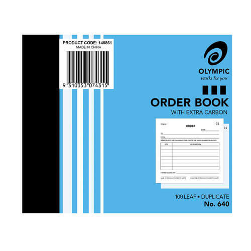 Olympic Duplicate Book 100 Leaves (5x4&quot;) - Order - $32.28