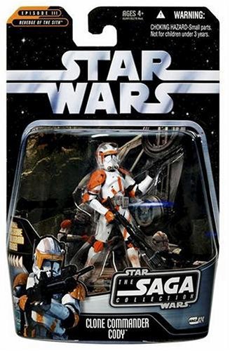Star Wars Saga Collection Clone Commander Cody with Mini Hologram Figure - $50.99