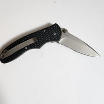 Gerber Fast Draw Pocket Knife Plain/Serrated Edge EXCELLENT - £14.65 GBP