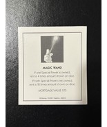 Disney Edition Monopoly Replacement Piece: Title Deed Card - Magic Wand - $54.92 MXN