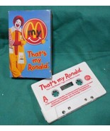 Lot: Mc Donald PVC Happy Meal Figure &amp; Thats My Ronald Cassette Tape Vin... - £14.92 GBP