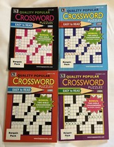 Lot of 4 Quality Popular Bonus Bible Crosswords Crossword Puzzles Books ... - $18.95