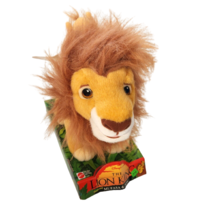 Vintage 1993 Disney The Lion King Mufasa & Son Stuffed Animal Plush Toy W Tag - £67.38 GBP
