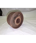 Antique Vintage Flat Belt Pulley 4-1/2&quot; Dia. Industrial Steampunk Decor - €34,13 EUR