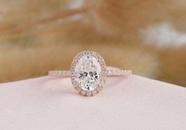 9x7 MM Oval Diamond Engagement Ring,Gold Engagement Ring,Diamond Engagement Ring - $127.00