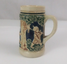 Vintage Boys Marching &amp; Hunting 3.75&quot; Collectible Beer Mug Stein - $185.39 MXN