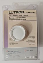 Lutron Fandial Fan Control Fully Variable White Knob 400-962 FS-5FH-WH B... - $15.88