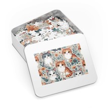 Jigsaw Puzzle in Tin, Cats, Personalised/Non-Personalised, awd-301 (30, 110, 252 - £27.26 GBP+