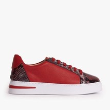 The Burano Red Leather Women Sneaker image 4