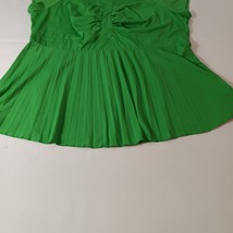 AGB 3435W51 Women's Green Blouse Top Sleeveless Size 2X image 7