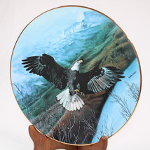 Freedom Plate By Charles Frace&#39; Soaring Majesty Ws George Eagle 1991 Beautiful - £11.97 GBP