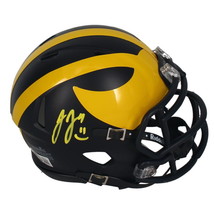 J.J. McCarthy Autographed Michigan Wolverines Mini Speed Helmet Beckett - £204.60 GBP