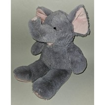 Kellytoy Gray Elephant 18&quot; Plush Stuffed Animal Toy 2016 Pink Ears Mouth Feet - £30.89 GBP
