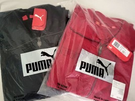 Puma Ferrari Full Zip Sweat Jacket Rare Embroidered Black, Red Size M,Lnwt! - £37.35 GBP
