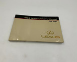 1994 Lexus GS300 GS 300 Owners Manual OEM K02B48010 - $14.84