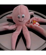 Vintage Ty  Beanie Baby Original &quot;INKY&quot; The Octopus PVC Pellets - $83.71 MXN