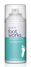1 AVON FOOT WORKS DEODORIZING SPRAY FOR FEET AND SHOES - £15.94 GBP