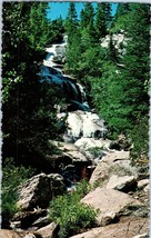 Lone Pine Waterfalls High Sierra California Postcard - £4.06 GBP