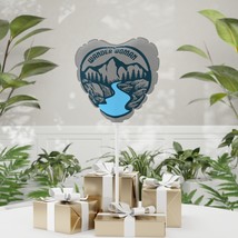 An mountain range vinyl balloon 11 round matte finish perfect for nature themed parties thumb200