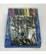 Vintage Staedtler Markers Pens Lumocolor Permanent Set 9 Multi Color 778... - $15.00