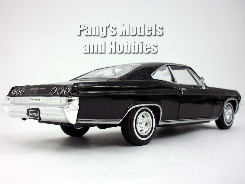 1965 Chevrolet Impala SS 396 1/24 Scale Diecast Metal Model - BLACK - With BOX Item image 5