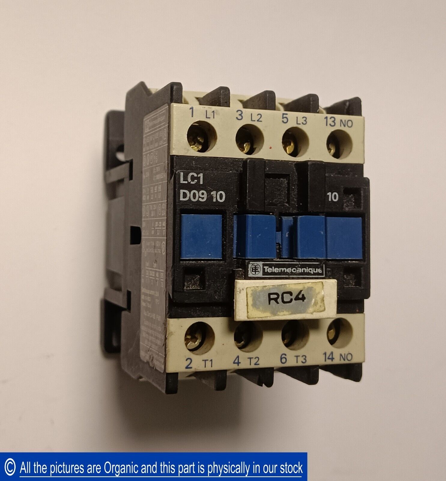 Telemecanique LC1 D09 10 Motor Starter Contactor 3 Pole 220 Volts Coil L... - $35.00