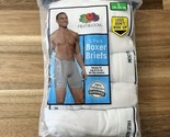Fruit of the Loom 5 Pack White Men’s Boxer Briefs Small 2013 NWT - $31.34