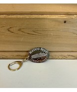 Vintage Brass Marco Polo Orient Lines Metal Keychain Fob - $48.17 CAD