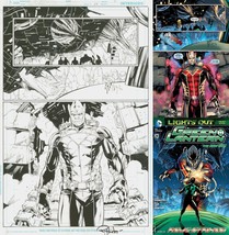 2013 Billy Tan &amp; Rob Hunter Original DC Comic Art Page ~ Green Lantern - £233.70 GBP