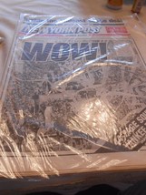 Collectible NY POST Newspaper Oct.24,1998 WOW 44 Page Souvenir YANKEE Tribute - £19.39 GBP