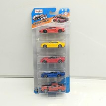 Maisto Fresh Metal 100 5 Pack 1:64 Aventador Camaro Corvette Viper Mustang New - £6.34 GBP