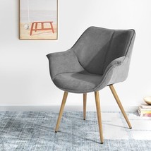 Color: Grey Dining Chair Light Grey Oak Leg - £319.63 GBP
