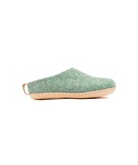Woolly&#39;s Jungle Green Indoor Open Heel Slippers with Leather Sole - Cozy... - $1,017.18 MXN