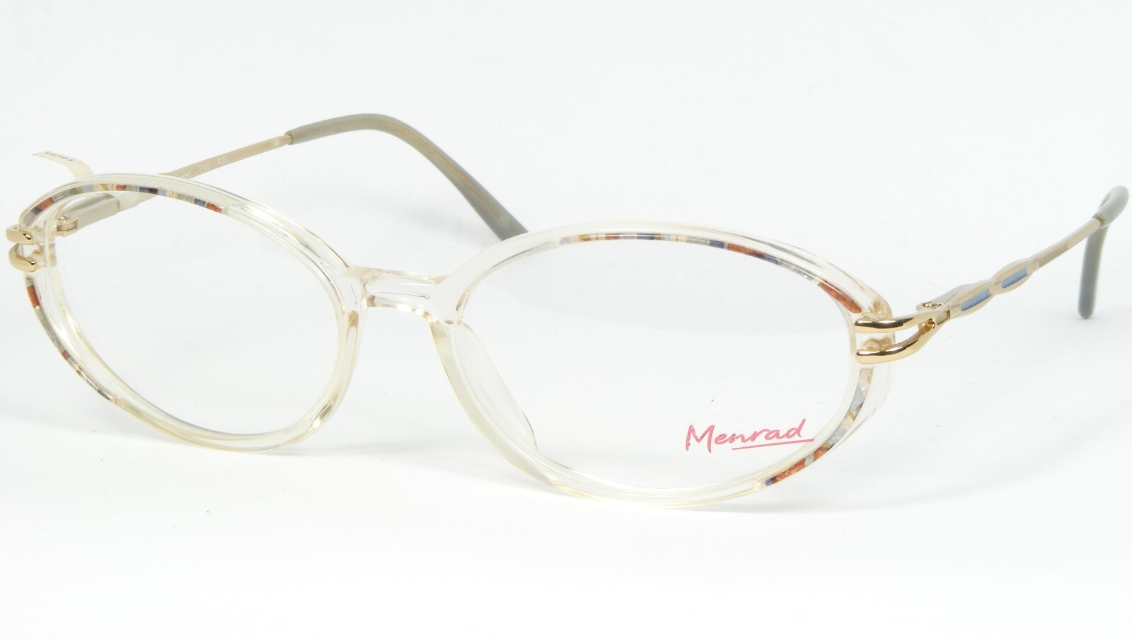Vintage MENRAD 1217 647 CLEAR /MULTICOLOR EYEGLASSES GLASSES FRAME 52-16... - $87.25