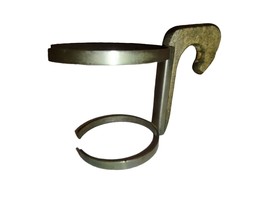 Vintage Metal and Wood Handle Holder for Vintage Pottery Tumblers 1950s MCM - £27.65 GBP