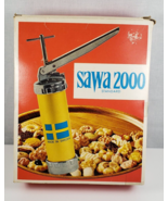 Vintage SAWA 2000 Standard Metal Cookie Press Decorator Gun With Box 1970s - $29.26