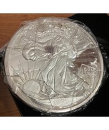 Rare 1991 Washington Mint Giant 5-Pound Silver Eagle .999 Silver w/Case ... - $3,250.00