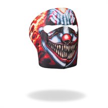 Hot Leathers Smoking Clown Neoprene Face Mask (Black) - £12.74 GBP