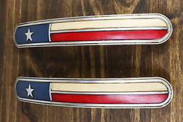 Set Of 6 Western Cowboy Texas Flag Drawer Cabinet Furniture Bar Pull Knobs - $56.99