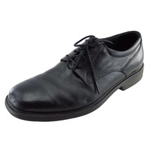 Bostonian Shoes Sz 9 M Round Toe Black Derby Oxfords Leather Men - £31.15 GBP