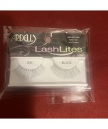 Ardell Lash Lites Eyelashes Black 331 New - $349.87 MXN