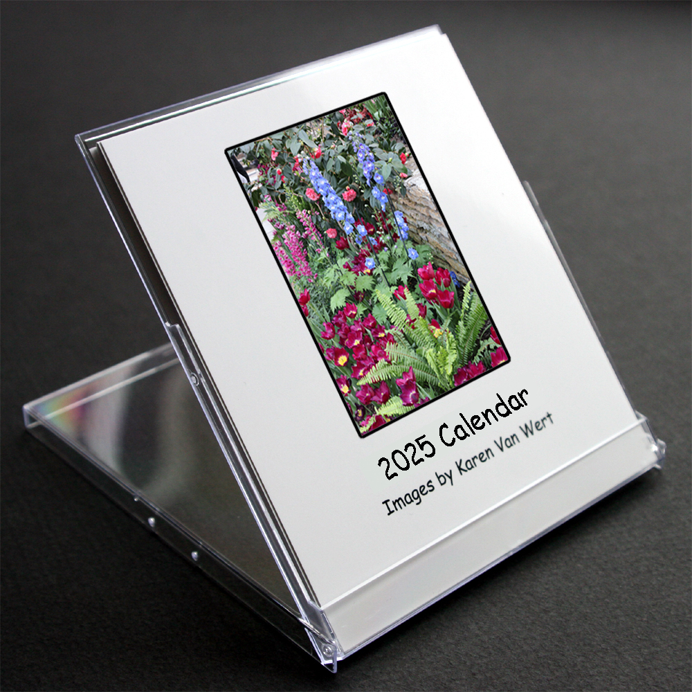 2025 Floral Desk Calendar