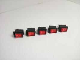 5x Pack KCD1-11 KCD11-101 3A 250V AC 6A 125V 2 Pins Rocker Power Switch ... - $10.90